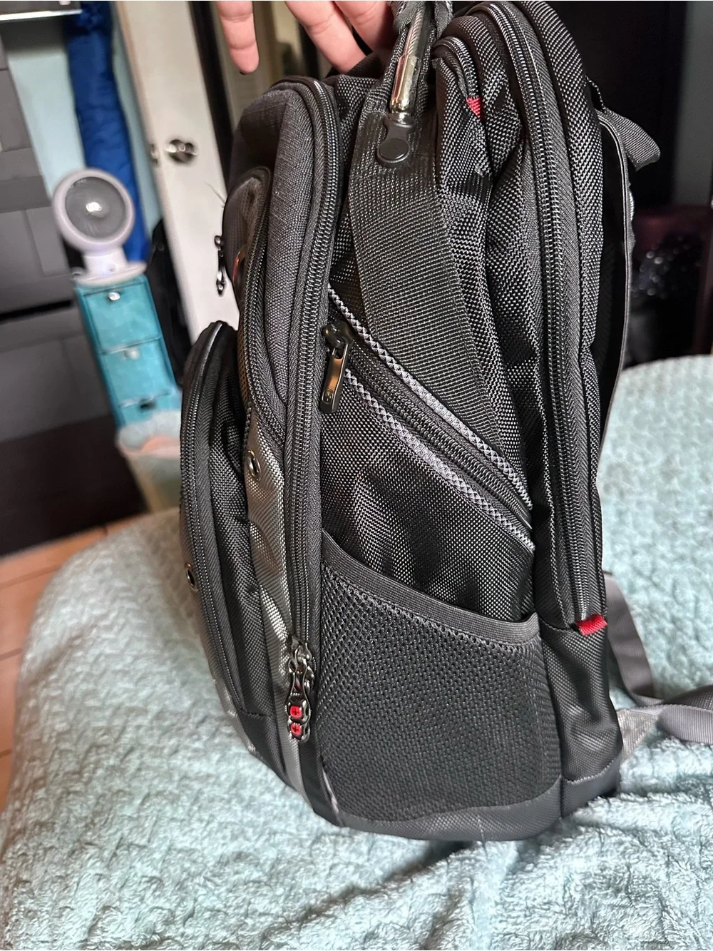 SwissGear Wenger Synergy Black & Gray Backpack